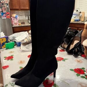 Alfani Black Heeled Boots for Women